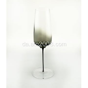 Sort stam Champagne Glass Set